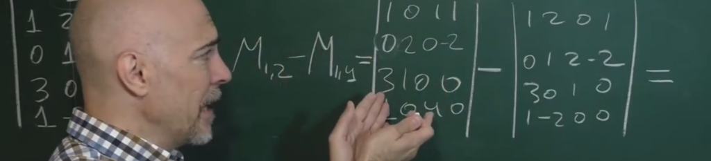 Matemáticas con Juan. Matrices y determinantes